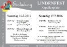 Lindenfest Einladung 2016